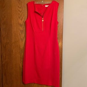 Calvin Klein red dress